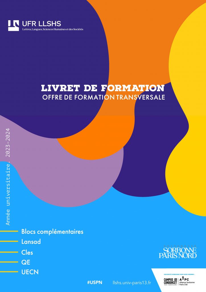 Livret formations transversales LLSHS